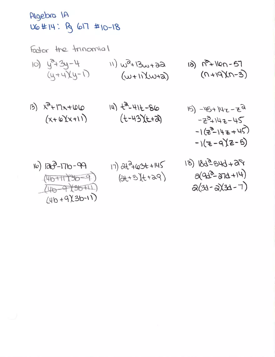 Unit 6 Homework Solutions 14 - Page 1