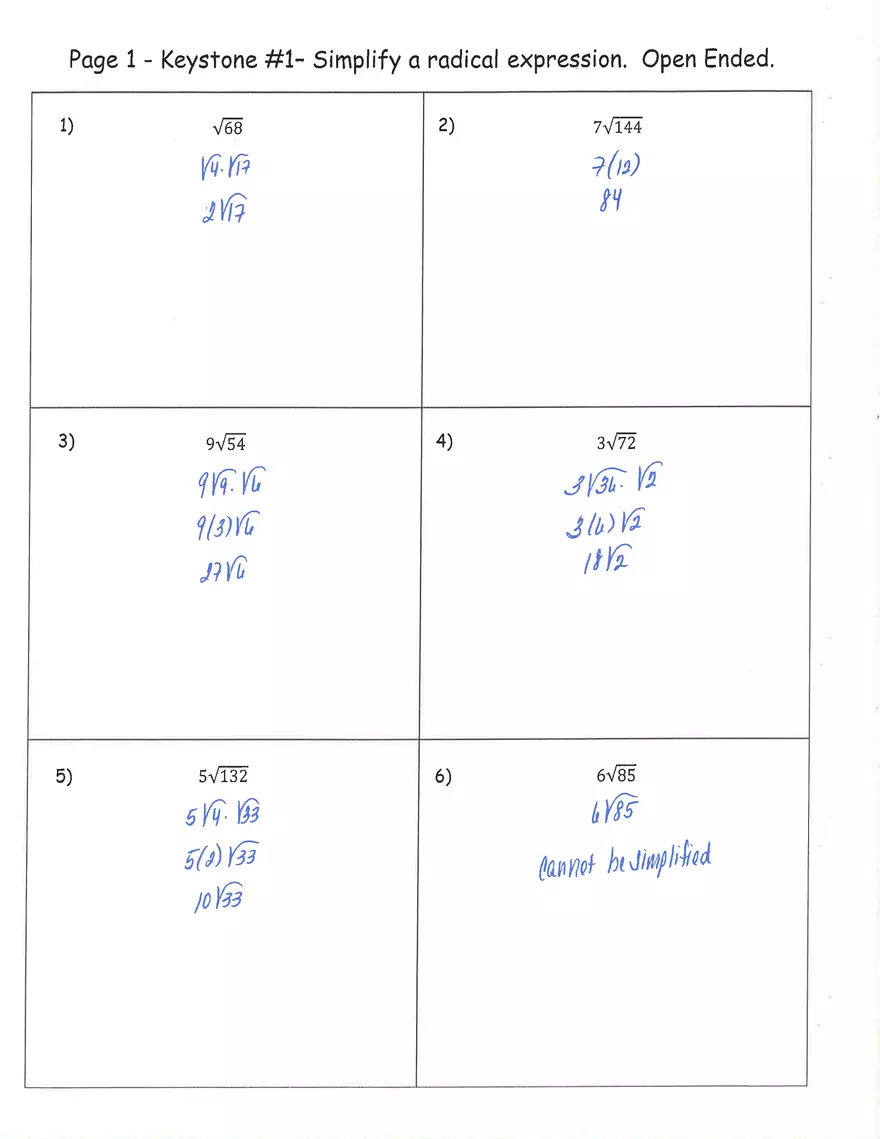 The Top 11 Keystones of Algebra - Page 2