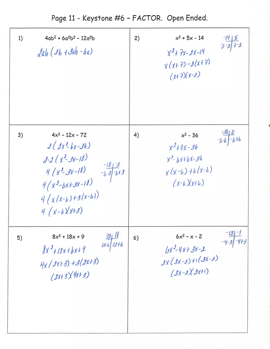 The Top 11 Keystones of Algebra - Page 4
