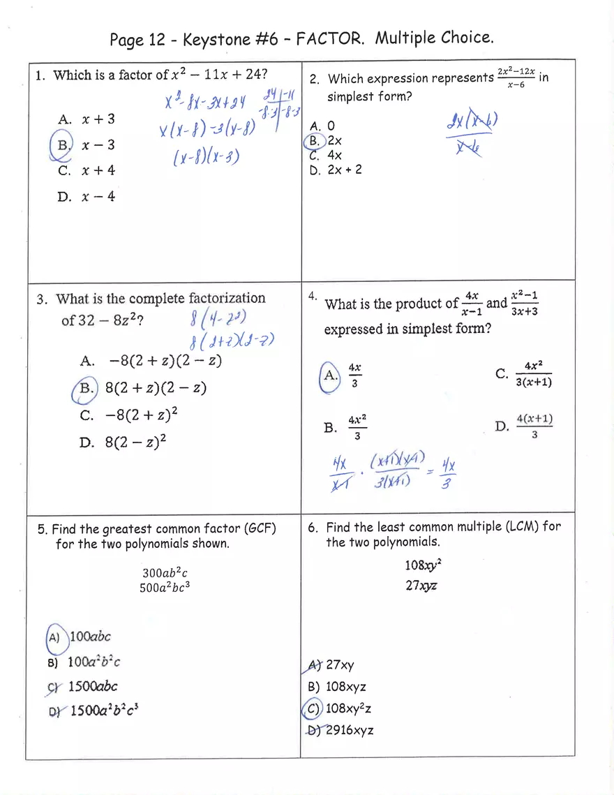 The Top 11 Keystones of Algebra - Page 5