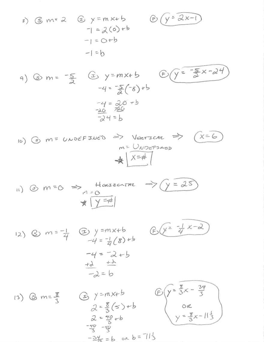 Algebra 1 Unit 4 Practice Quiz 1 - Page 4