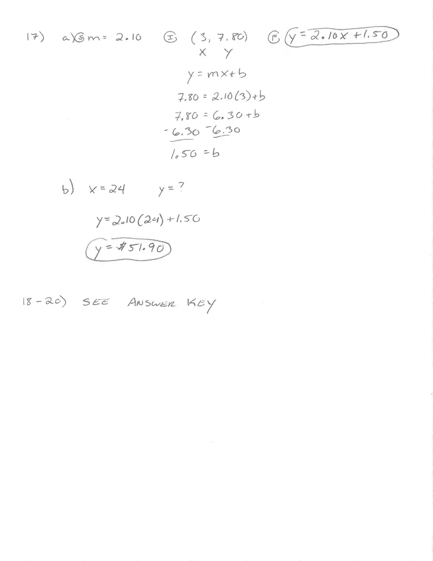 Algebra 1 Unit 4 Practice Quiz 1 - Page 6