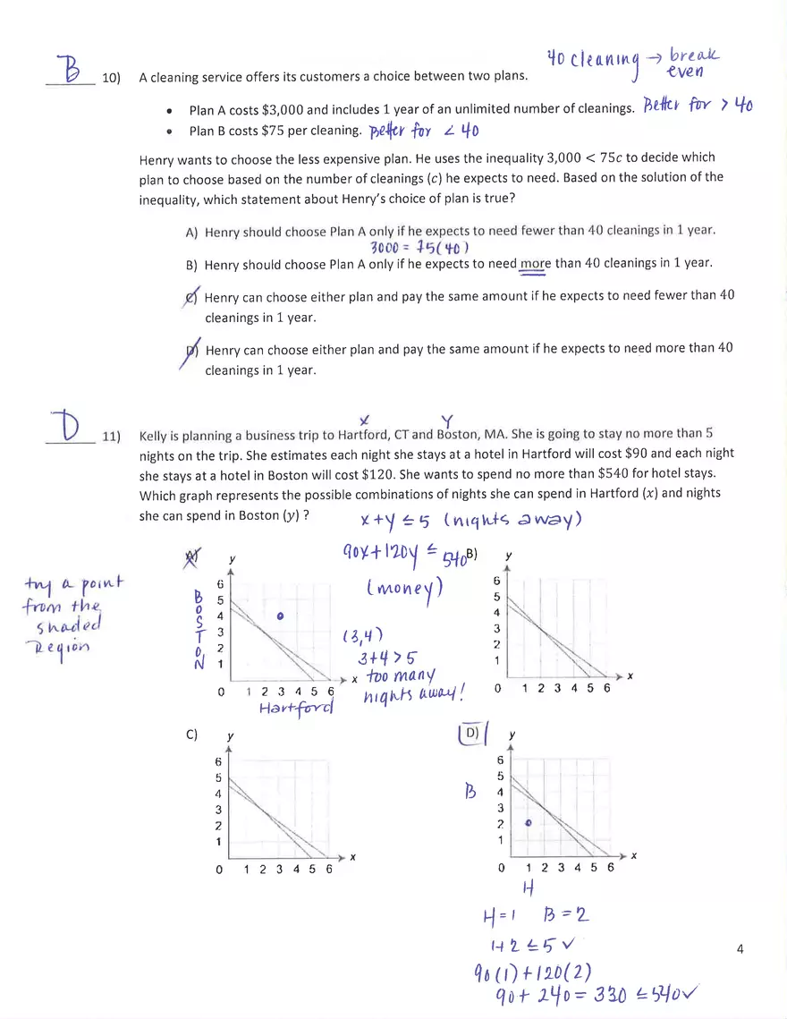 Practice Test 6 Answer Key - Page 9