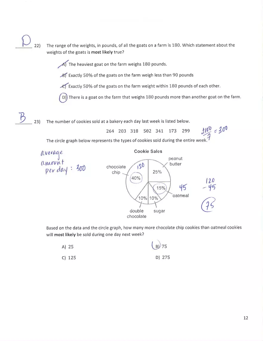 Practice Test 6 Answer Key - Page 4