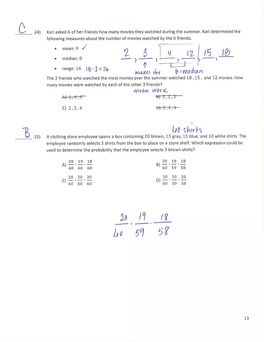 Practice Test 6 Answer Key - Page 5