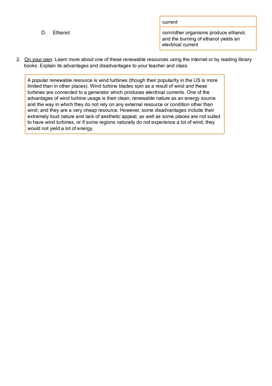 Student Exploration Energy Conversions - Page 5