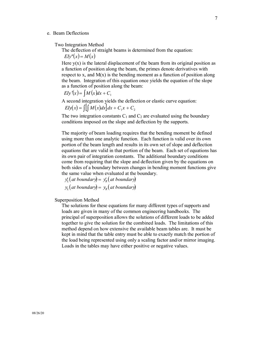 Mechanicsof Materials Formula Sheet - Page 9