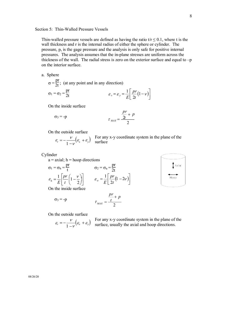 Mechanicsof Materials Formula Sheet - Page 10