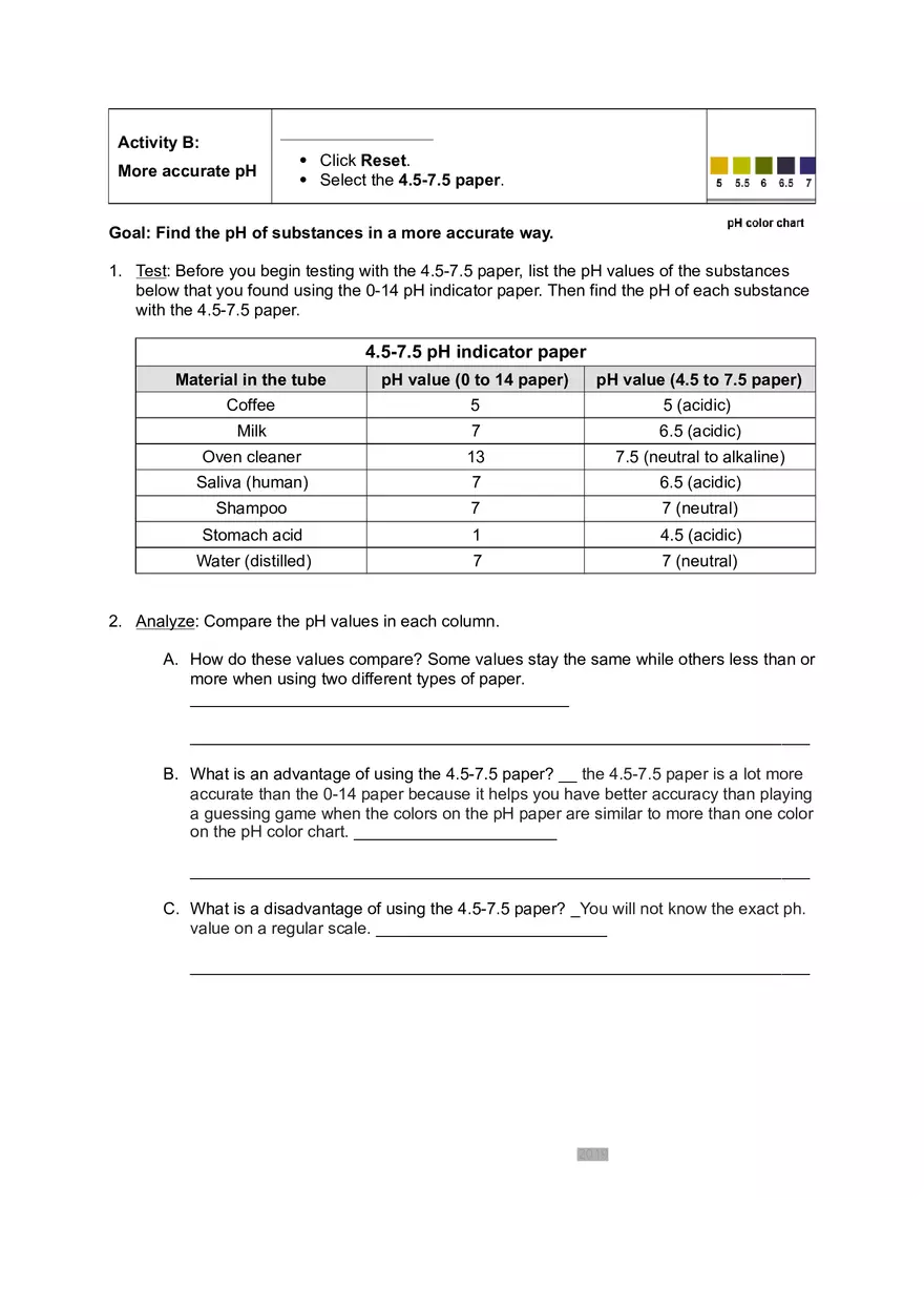 pH Analysis Quad Color Indicator - Page 4