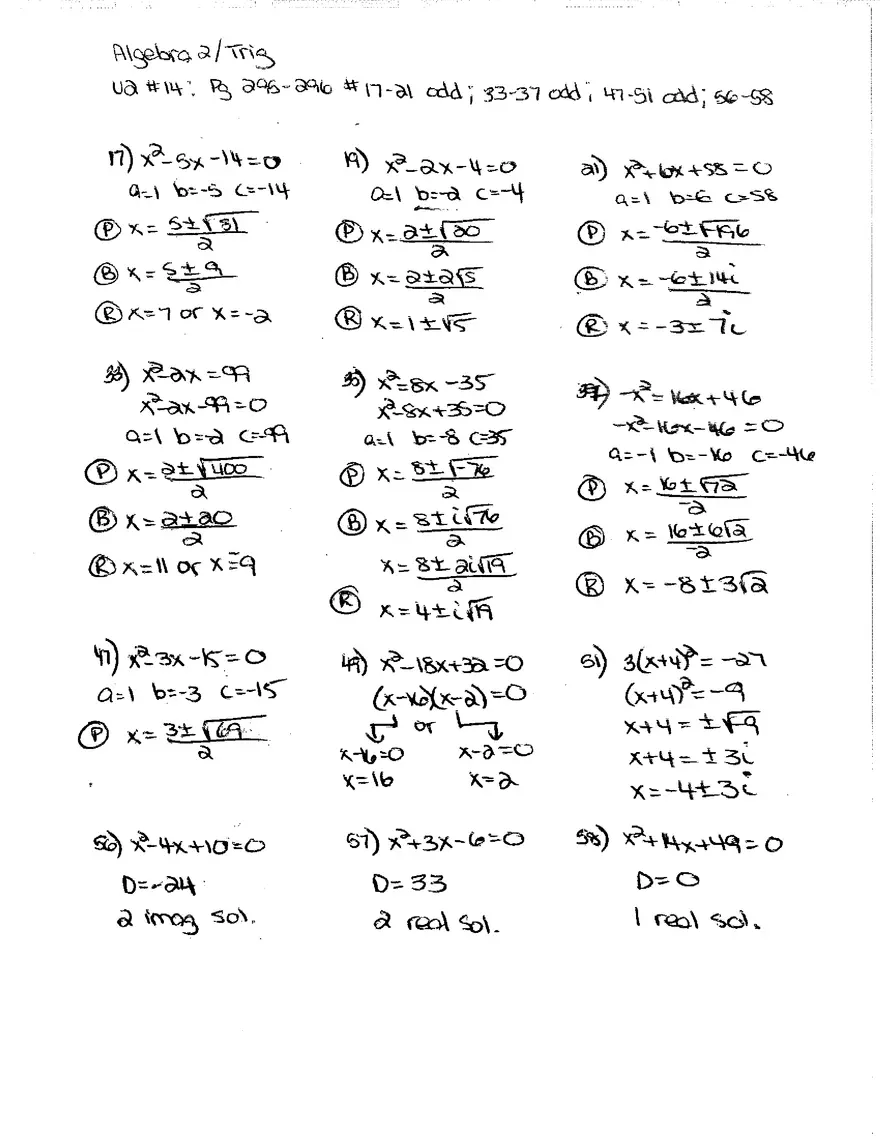 Algebra Unit 2 Packet - Page 12