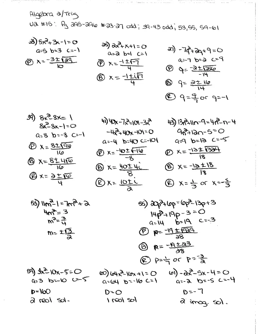 Algebra Unit 2 Packet - Page 14