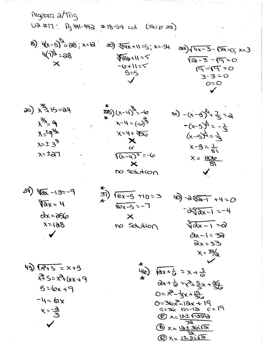 Algebra Unit 2 Packet - Page 17