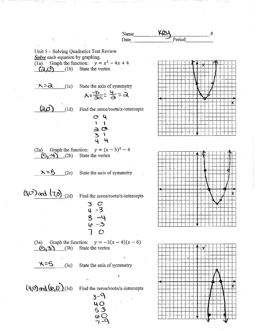 Algebra Unit 2 Packet - Page 19