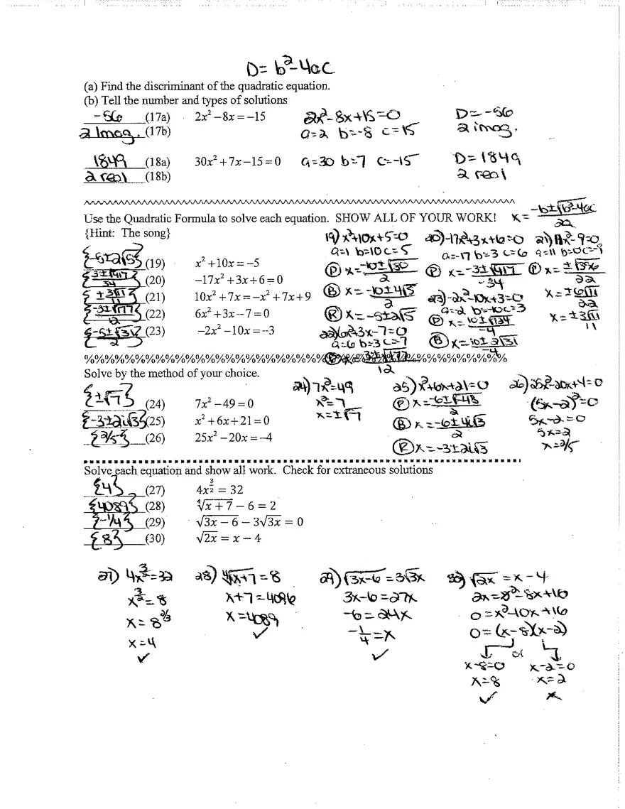 Algebra Unit 2 Packet - Page 21