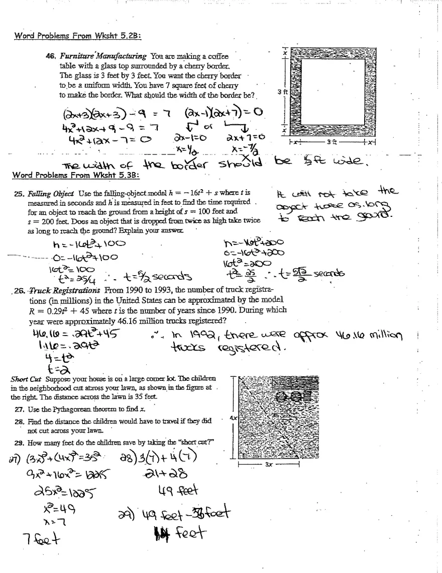 Algebra Unit 2 Packet - Page 23