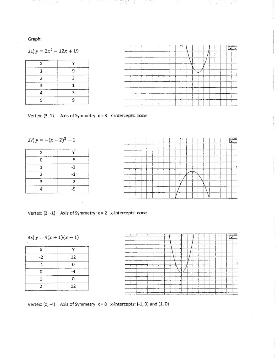 Algebra Unit 2 Packet - Page 25