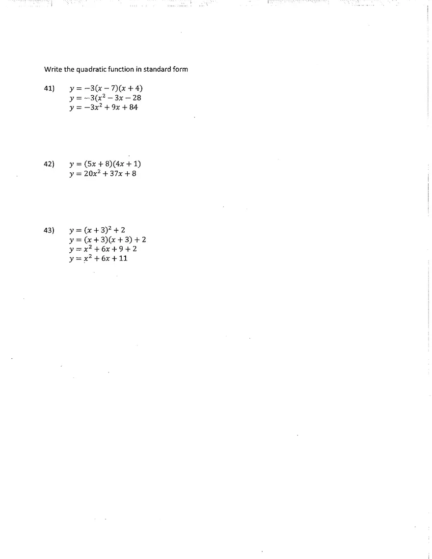Algebra Unit 2 Packet - Page 29