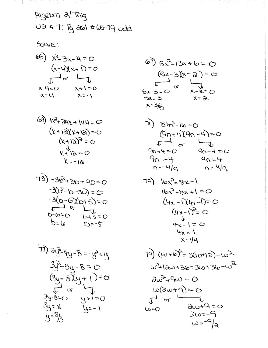Algebra Unit 2 Packet - Page 3