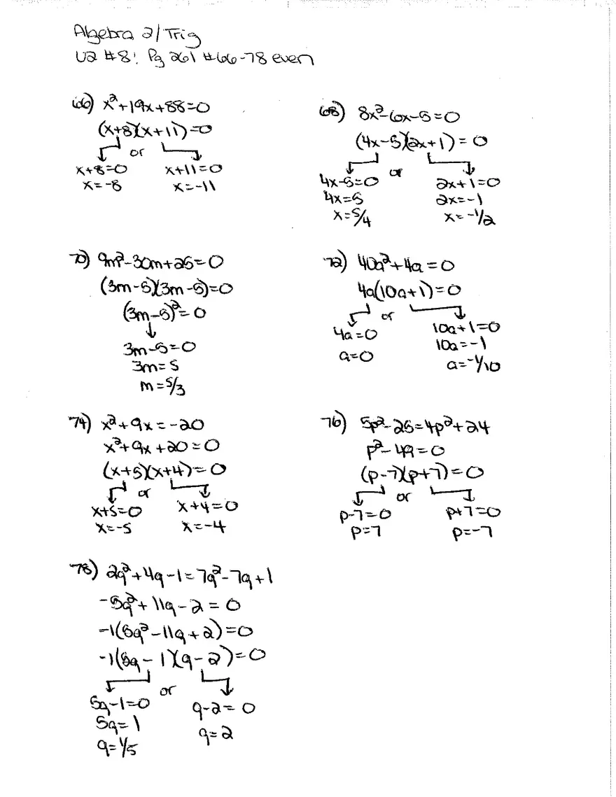 Algebra Unit 2 Packet - Page 4