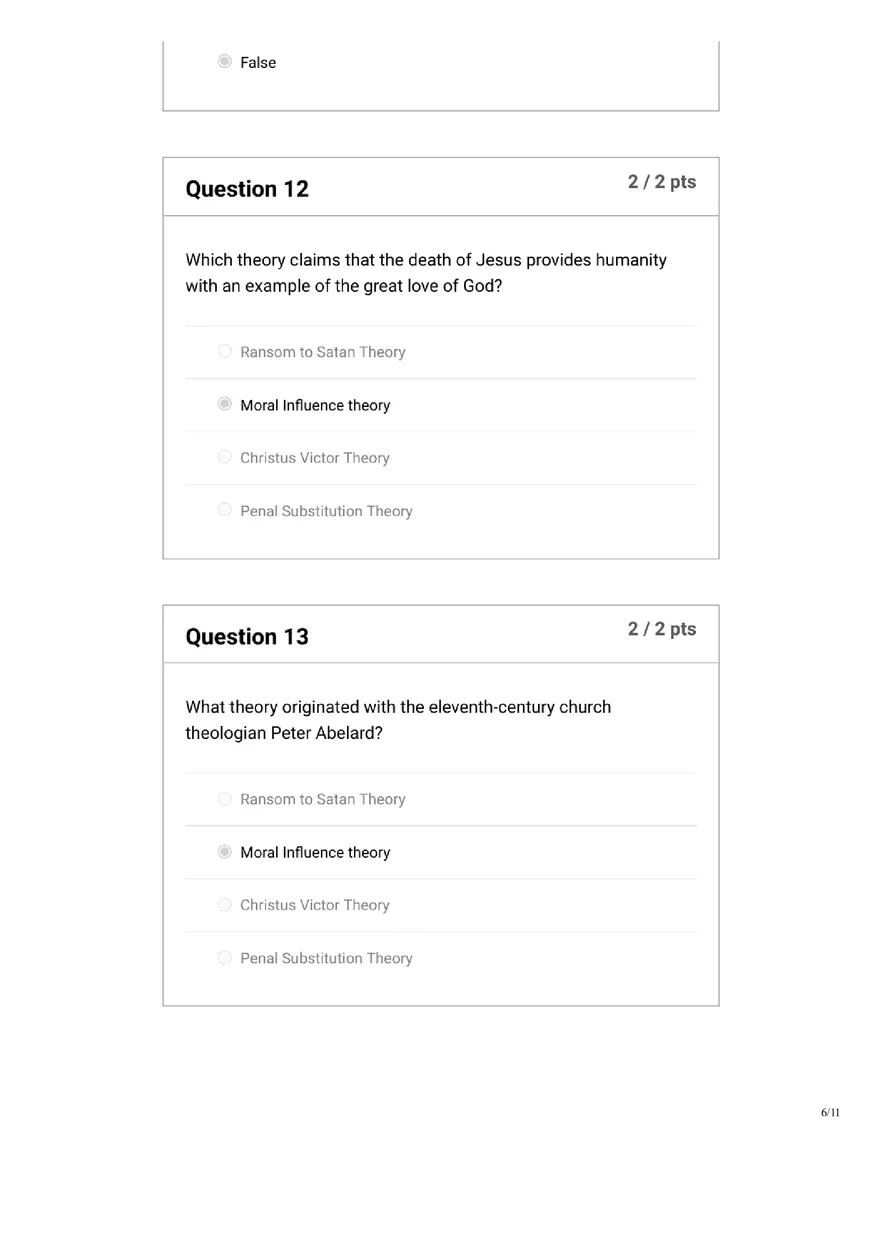 Quiz Introduction to the Study of Jesus - Page 6