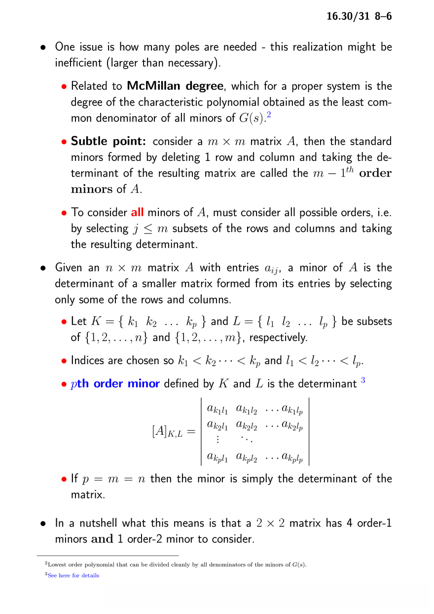 System Zeros and Transfer Function Matrices - Page 13