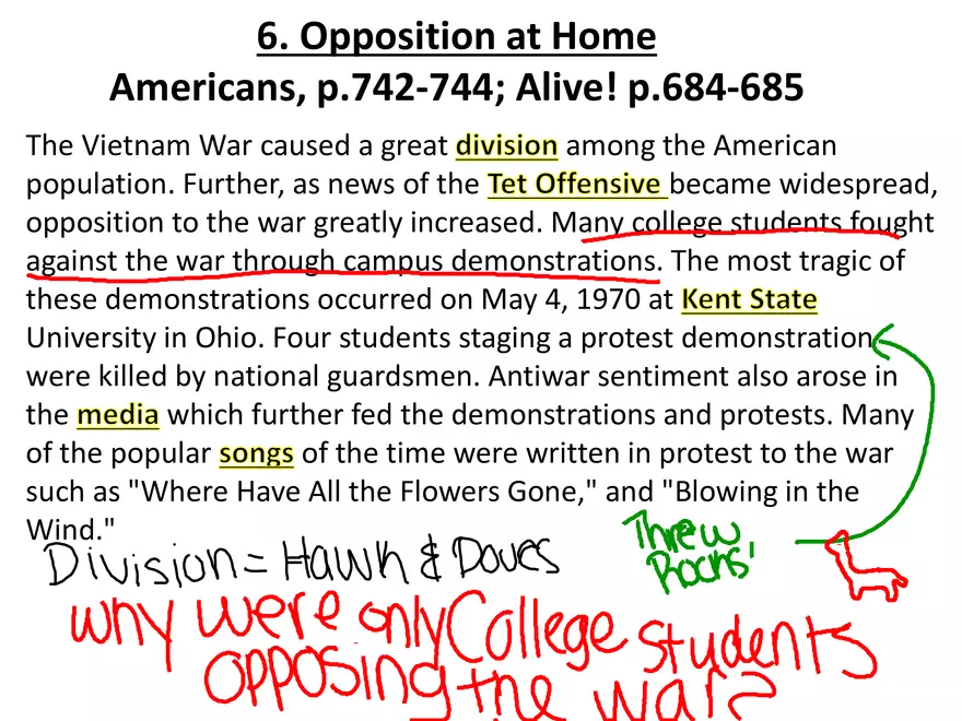 Vietnam War Study Guide (Set 2 of 2) - Page 7