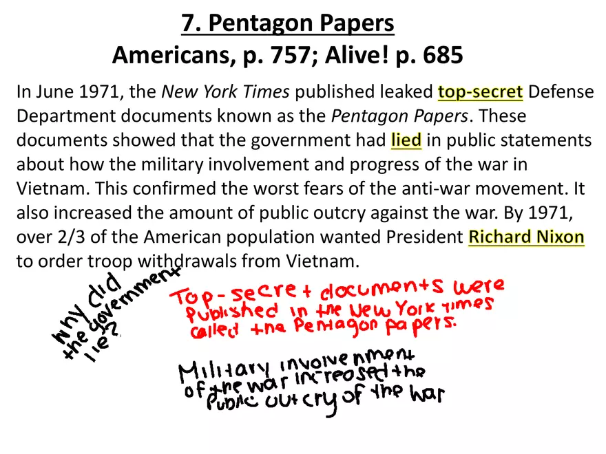 Vietnam War Study Guide (Set 2 of 2) - Page 17