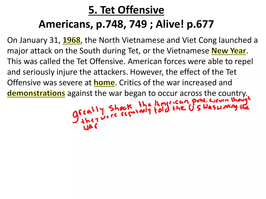 Vietnam War Study Guide (Set 2 of 2) - Page 3