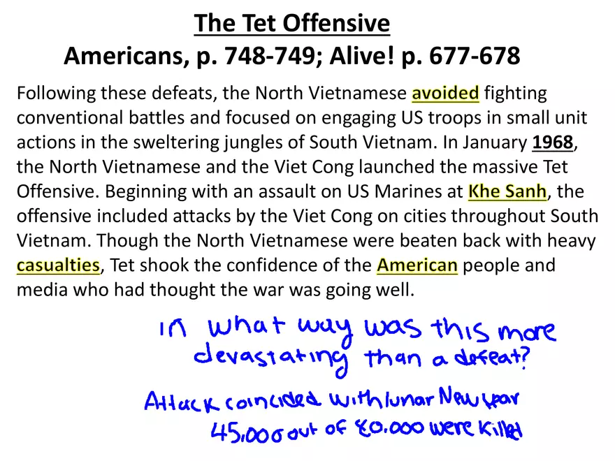 Vietnam War Study Guide (Set 2 of 2) - Page 5