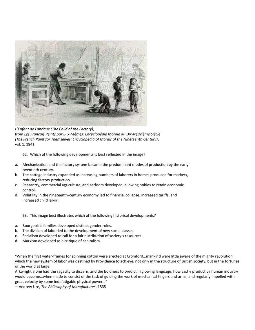 19th Century Test Euro-nationalism and Imperialism - Page 7