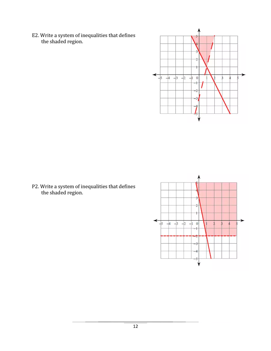 Unit 4 Systems of Equations - Page 4