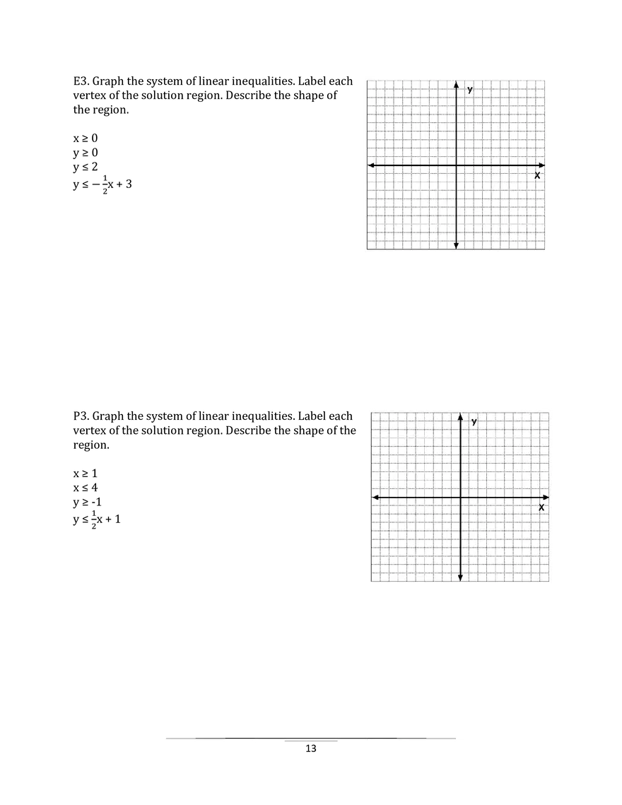 Unit 4 Systems of Equations - Page 5