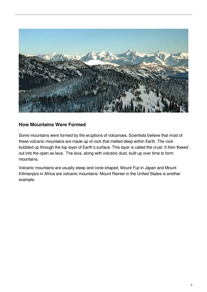 Landforms Mountains - Page 2