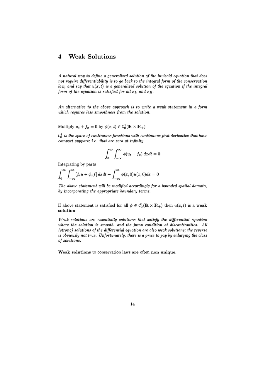 Hyperbolic Equations: Scalar One-Dimensional Conservation Laws - Page 7