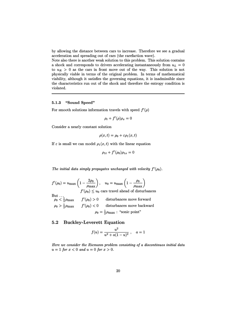 Hyperbolic Equations: Scalar One-Dimensional Conservation Laws - Page 14