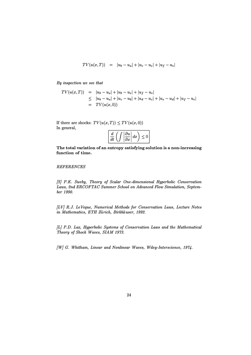 Hyperbolic Equations: Scalar One-Dimensional Conservation Laws - Page 18