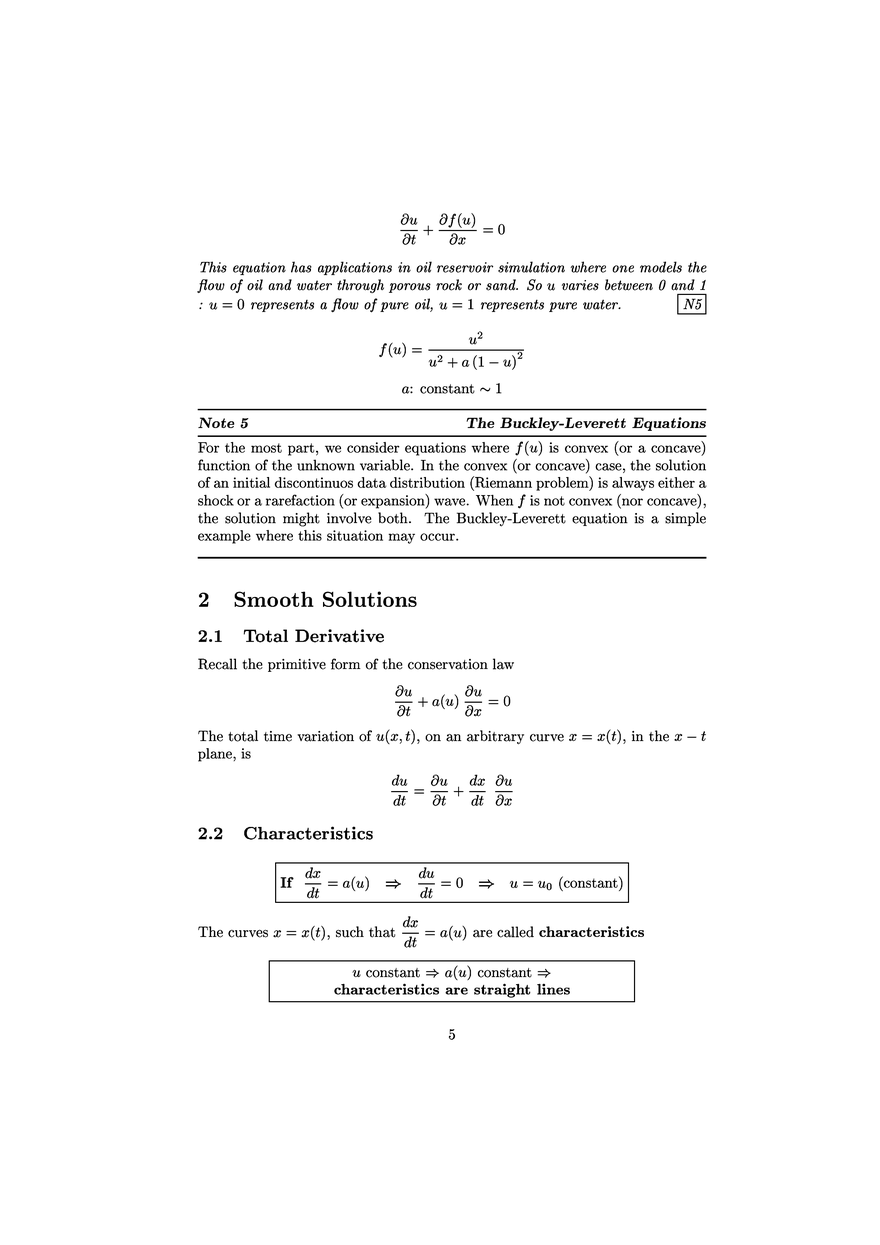 Hyperbolic Equations: Scalar One-Dimensional Conservation Laws - Page 21