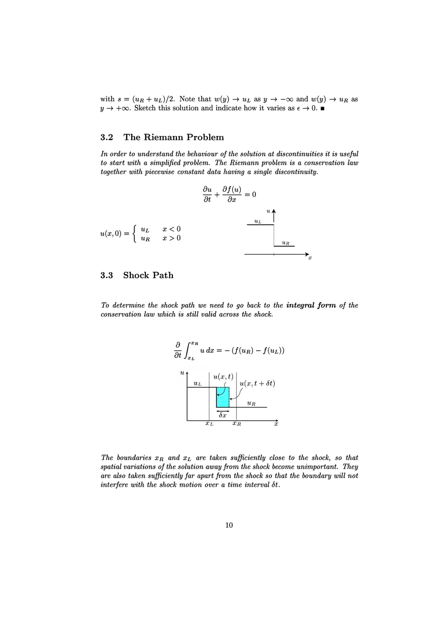 Hyperbolic Equations: Scalar One-Dimensional Conservation Laws - Page 3