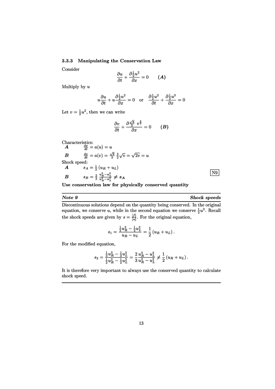 Hyperbolic Equations: Scalar One-Dimensional Conservation Laws - Page 6
