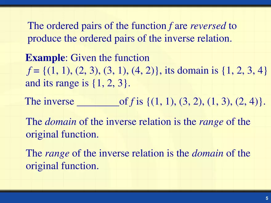 Inverse Functions - Page 11