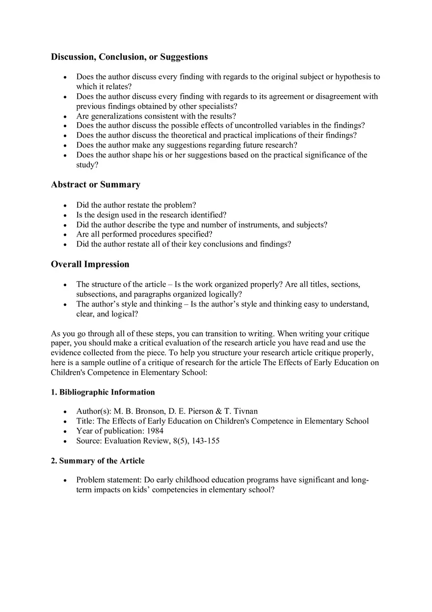 Sample Example of Article Critique and Review - Page 8