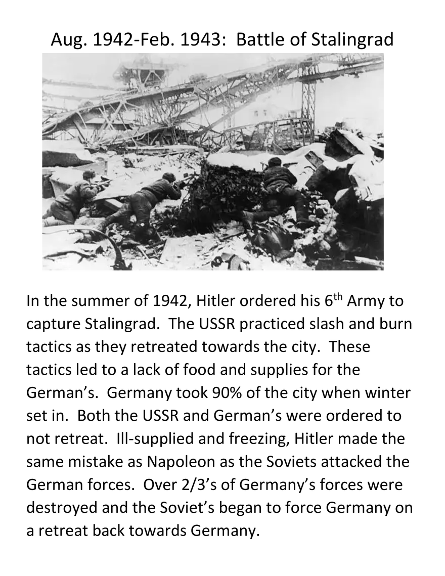 WWII Timeline Informatino - Page 7