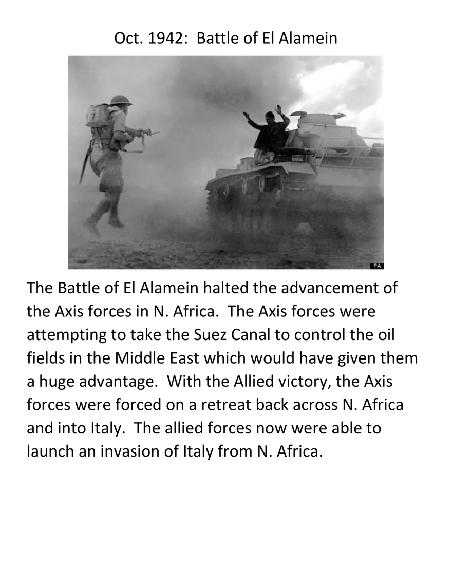WWII Timeline Informatino - Page 8