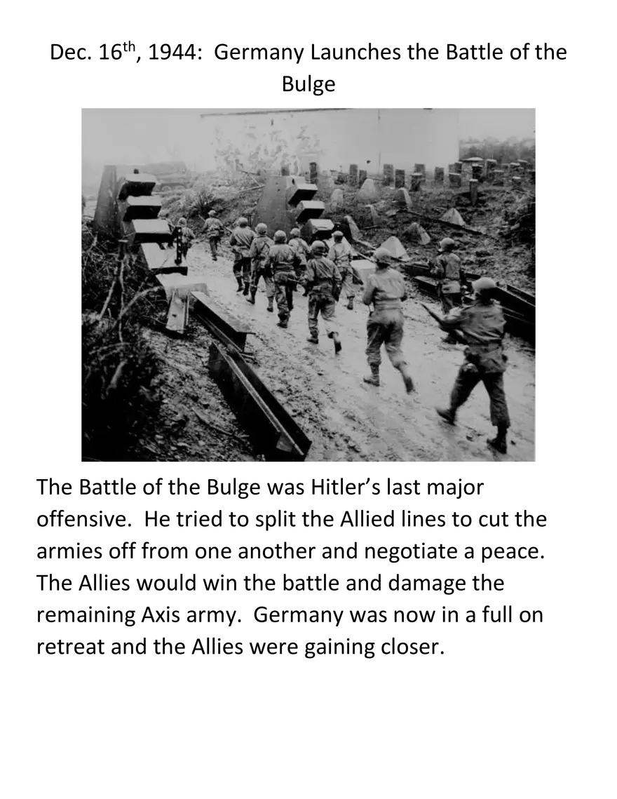 WWII Timeline Informatino - Page 14