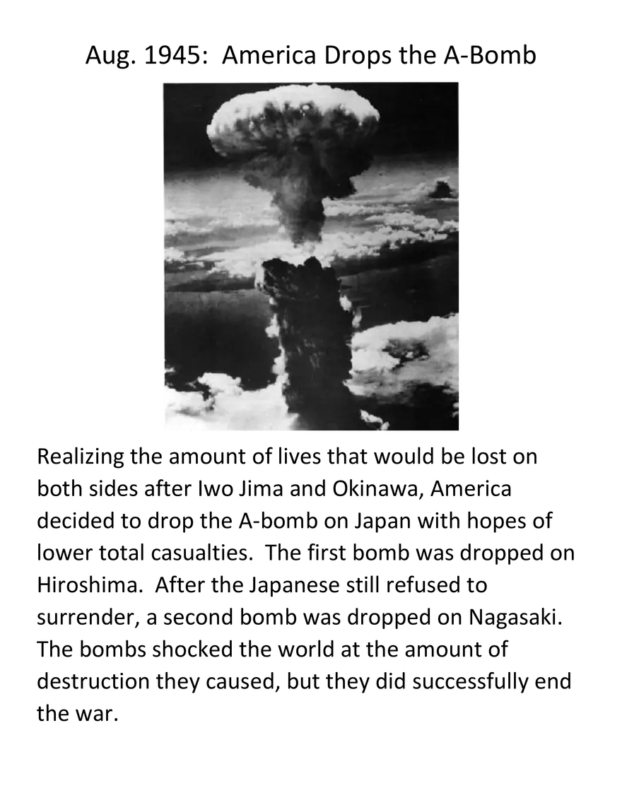WWII Timeline Informatino - Page 17