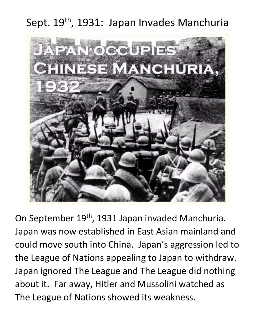 WWII Timeline Informatino - Page 1