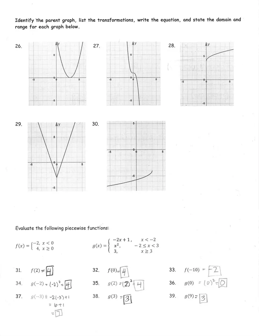Parent Graph Notes Packet - Page 7