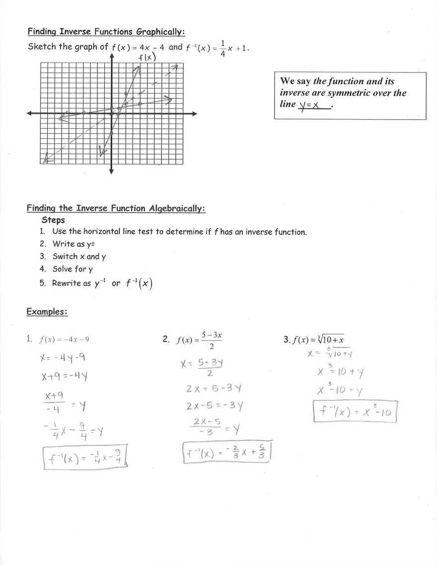 Parent Graph Notes Packet - Page 13