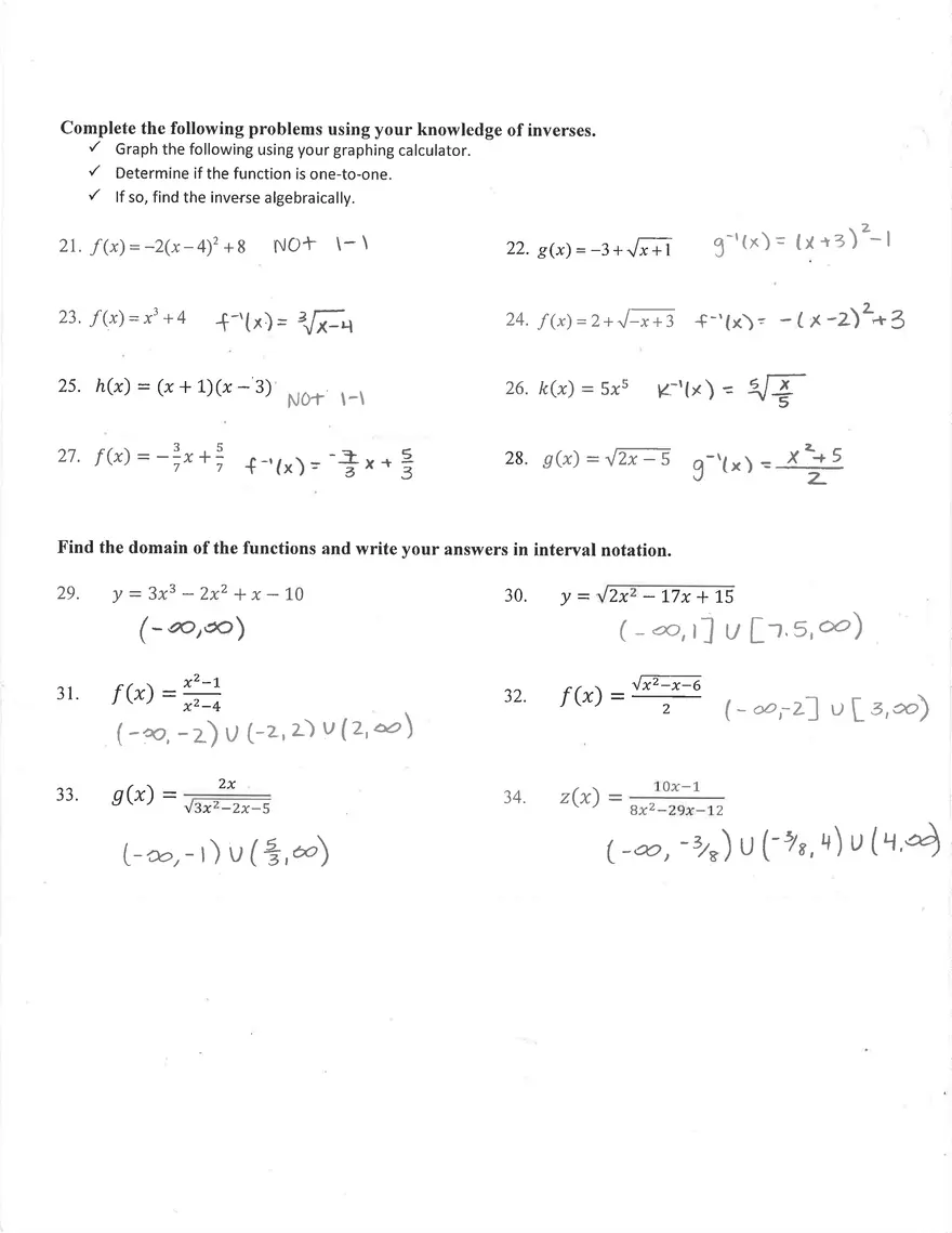 Parent Graph Notes Packet - Page 15