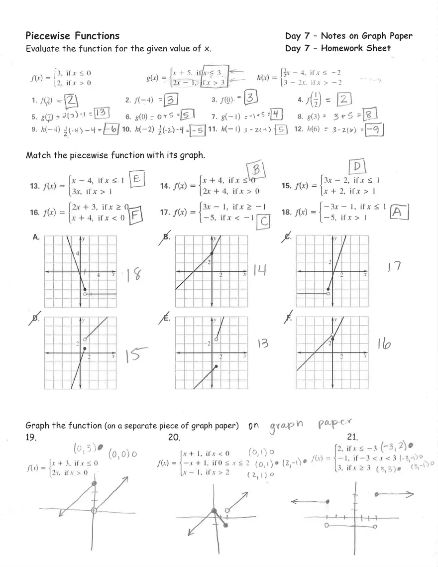 Parent Graph Notes Packet - Page 5